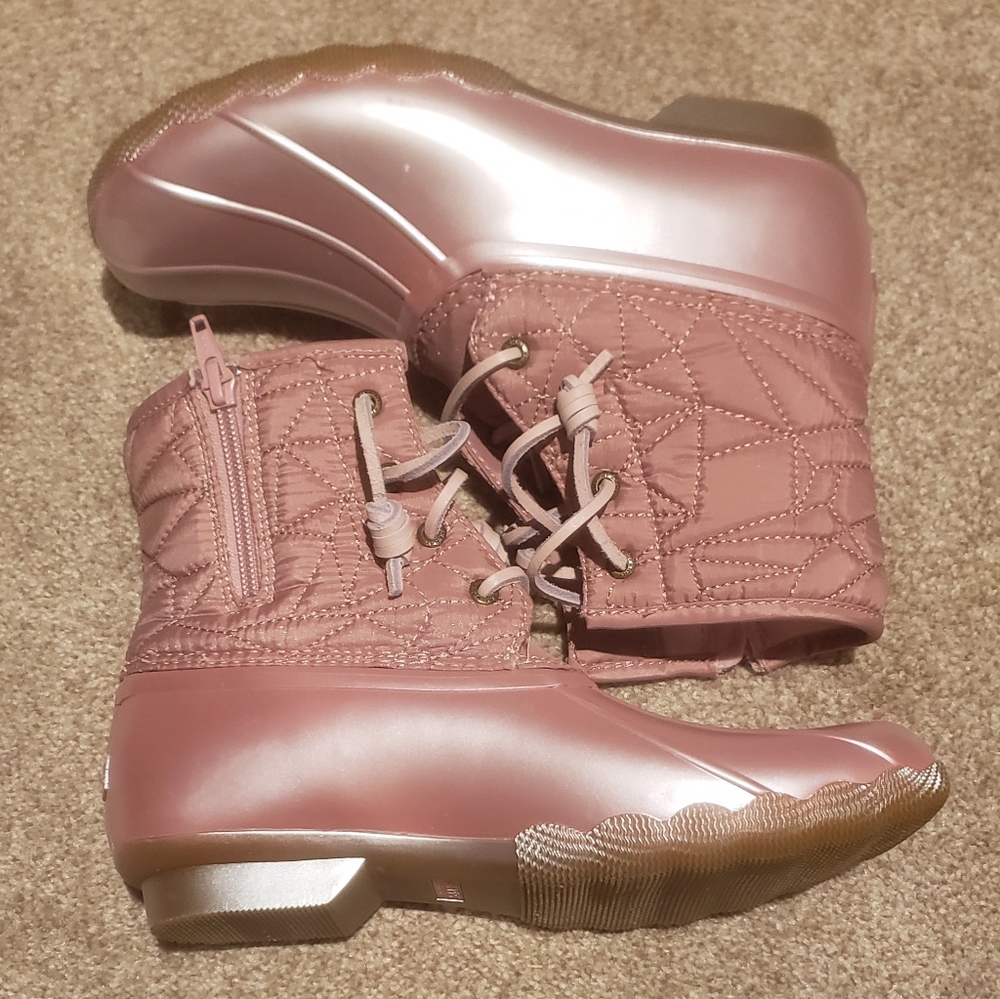 Pearl Pink Saltwater Duck Boots